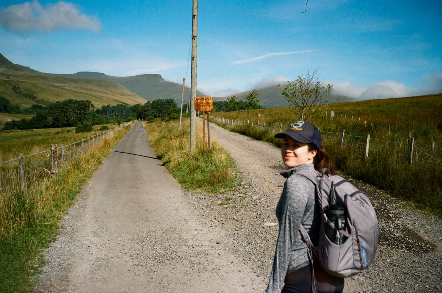 girlfriend on a hike